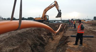 Natural Gas Distribution Pipelines - Industrial Zones